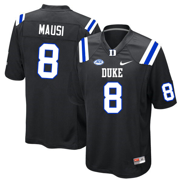 Men #8 Dorian Mausi Duke Blue Devils College Football Jerseys Sale-Black